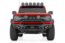 Rough Country Suspension Systems - Rough Country 51200A Heavy Duty Tubular Black Front Bumper for 21-26 Bronco 2DR - Image 5