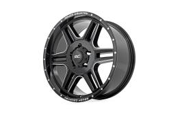 Rough Country Suspension Systems - Rough Country 92 Series Wheel 18x9 5x5.0 0mm Gloss Black & Machined 92180018 - Image 1