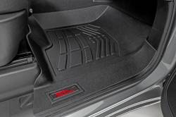 Rough Country Suspension Systems - Rough Country Front Floor Liners Black 19-24 Silverado/Sierra SM2161 - Image 4