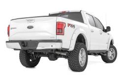 Rough Country Suspension Systems - Rough Country 51008A SRX2 Drop Step Nerf Bars Black for 15-26 F150/Super Duty - Image 3