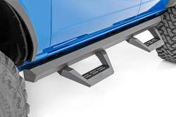 Rough Country Suspension Systems - Rough Country 51029 Black SRX2 Drop Step Nerf Bars 21-25 Ford Bronco 4DR - Image 3