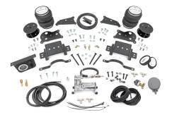 Rough Country Suspension Systems - Rough Country 10033AC Rear Air Spring Kit w/Compressor for 14-26 RAM 2500 4WD - Image 1