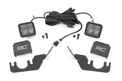 Rough Country Suspension Systems - Rough Country 94009 Rear Cab Mount 2" LED Pod Light Kit for Kawasaki Teryx - Image 1