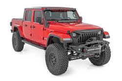Rough Country Suspension Systems - Rough Country 44008 RPT2 Side Step Bars Black for 20-26 Jeep Gladiator JT 4WD - Image 2