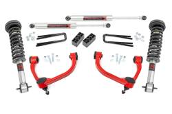 Rough Country Suspension Systems - Rough Country 54540RED 3" M1 Strut Suspension Lift Kit for 14-20 Ford F150 4WD - Image 1