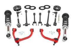 Rough Country Suspension Systems - Rough Country 40231RED 3" UCA Suspension Lift Kit for 18-24 Ford Expedition 4WD - Image 1
