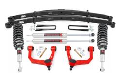 Rough Country Suspension Systems - Rough Country 74241RED 3.5" M1 Lift Kit w/UCA for 05-23 Toyota Tacoma 2WD/4WD - Image 1
