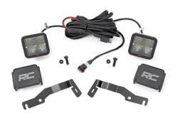 Rough Country Suspension Systems - Rough Country 72107 A-Pillar 2" LED Ditch Light Kit-Spot for 24-26 Toyota Tacoma - Image 2