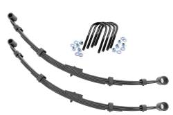 Rough Country Suspension Systems - Rough Country 8008Kit Rear Leaf Spring Kit for 2.5" Lift for 76-86 Jeep CJ5/CJ7 - Image 1