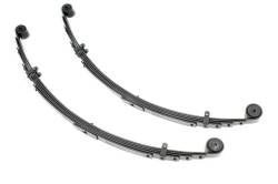 Rough Country Suspension Systems - Rough Country 8047Kit Rear Leaf Spring Kit for 4" Lift for 84-01 Cherokee XJ - Image 1