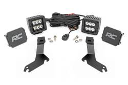 Rough Country Suspension Systems - Rough Country 82282 A-Pillar 2" LED Ditch Light for 99-06 Silverado 1500/Tahoe - Image 1