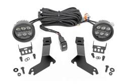 Rough Country Suspension Systems - Rough Country 82286 A-Pillar 3.5" LED Ditch Light Kit for 99-06 Silverado 1500 - Image 1