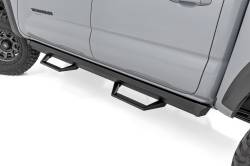 Rough Country Suspension Systems - Rough Country 71096 SRL2 Drop Step Nerf Bars Black for 05-23 Tacoma Double - Image 1