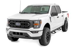 Rough Country Suspension Systems - Rough Country 51141 SRL2 Drop Step Nerf Bars Black for 15-26 F150/Super Duty - Image 2