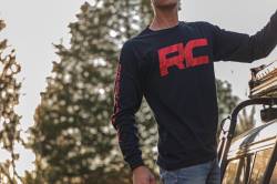 Rough Country Suspension Systems - Rough Country 84099XL Long Sleeve RC Tread Sleeve Black XL - Image 4