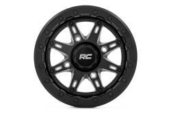 Rough Country Suspension Systems - Rough Country 94 Series Wheel 14x7 4x137 10mm Matte Black 94140733 - Image 2