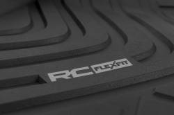 Rough Country Suspension Systems - Rough Country Front/Rear Floor Liners Black for 22-25 Tundra CrewMax FF-71780 - Image 2