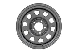Rough Country Suspension Systems - Rough Country D-Window Wheel 15x10 5x4.5 -39mm Gray RC51-5165G - Image 2