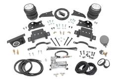 Rough Country Suspension Systems - Rough Country 10037C Rear Air Spring Kit w/Compressor for 14-26 RAM 2500 RWD - Image 1