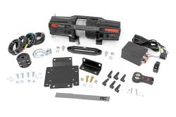 Rough Country Suspension Systems - Rough Country 92092 Front Winch Mount Kit w/Winch for Honda Pioneer 1000-5 - Image 1