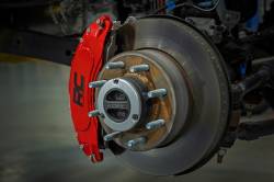 Rough Country Suspension Systems - Rough Country 71153 Bolt-On Front/Rear Caliper Covers Red for 23-24 Super Duty - Image 5