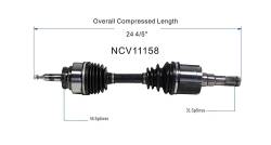 GSP - GSP NCV11158 Front Left CV Axle Assembly for Ford/Lincoln - Image 6