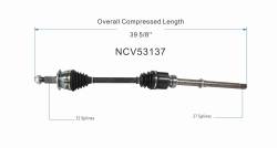 GSP - GSP NCV53137 for 19-24 Altima 2.5 AWD Front Right CV Axle Assembly - Image 6
