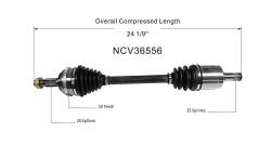 GSP - GSP NCV36556 Front Right CV Axle Assembly for 01-05 Honda Civic Coupe/Sedan - Image 6