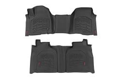 Rough Country Suspension Systems - Rough Country SM21613 Fr/Rr Floor Liners Black for 19-26 Silverado/Sierra Crew - Image 1