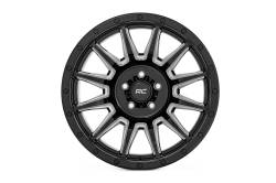 Rough Country Suspension Systems - Rough Country 90201812M 90 Series Wheel 20x10 6x5.5 -19mm Gloss Black/Machined - Image 2