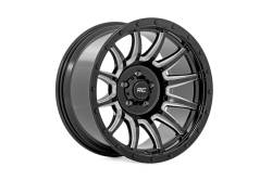 Rough Country Suspension Systems - Rough Country 90201812M 90 Series Wheel 20x10 6x5.5 -19mm Gloss Black/Machined - Image 3