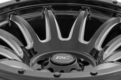Rough Country Suspension Systems - Rough Country 90201812M 90 Series Wheel 20x10 6x5.5 -19mm Gloss Black/Machined - Image 6