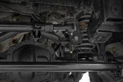 Rough Country Suspension Systems - Rough Country 10663 Black High Steer Drag Link w/Stabilizer for 18+ Jeep JL/JT - Image 3