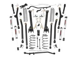 Rough Country Suspension Systems - Rough Country 66370 4" V2 Suspension Lift Kit LA for 97-06 Jeep Wrangler TJ - Image 1
