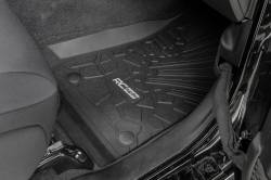 Rough Country Suspension Systems - Rough Country Front Floor Liners Black for Jeep Wrangler JL 2DR FF-6011_A - Image 3