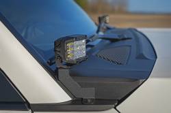 Rough Country Suspension Systems - Rough Country 72116 A-Pillar 3" LED Ditch Light Kit-Flood for 24-26 Land Cruiser - Image 6