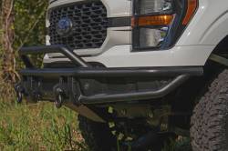 Rough Country Suspension Systems - Rough Country 51216 Tubular Black Front Bumper for 21-23 Ford F150 - Image 5
