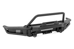 Rough Country Suspension Systems - Rough Country 51216W Tubular Front Winch Bumper Black for 21-23 Ford F150 - Image 5