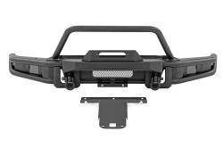 Rough Country Suspension Systems - Rough Country 51216W Tubular Front Winch Bumper Black for 21-23 Ford F150 - Image 6