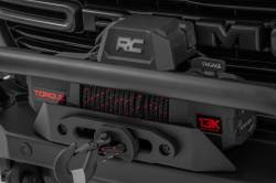 Rough Country Suspension Systems - Rough Country 51214W Tubular Front Winch Bumper Black for 19-24 RAM 1500 - Image 4