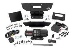 Rough Country Suspension Systems - Rough Country 93205 Front Winch Mount w/Winch for 24 Polaris Ranger XP 1000-4 - Image 1