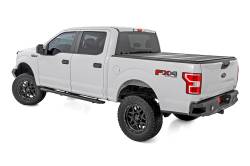 Rough Country Suspension Systems - Rough Country LED Backlit Running Boards Black F150/Super Duty Crew 55005 - Image 3