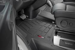 Rough Country Suspension Systems - Rough Country Front Floor Liners Black for 19-25 M-B Sprinter SM91901 - Image 1