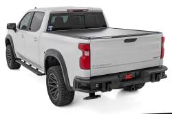 Rough Country Suspension Systems - Rough Country 51219 Tubular Black Rear Bumper 19-26 Chevy Silverado 1500 - Image 2