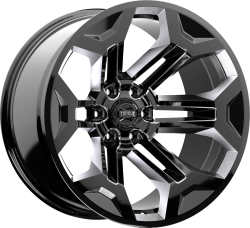 Rough Country Suspension Systems - Rough Country Pulse Wheel 20x9 6x5.5 -12mm Black/Milled TW405C-20908333-12 - Image 2