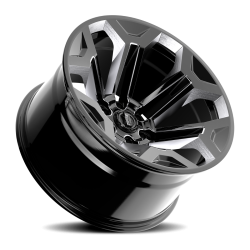 Rough Country Suspension Systems - Rough Country Pulse Wheel 20x9 6x5.5 -12mm Black/Milled TW405C-20908333-12 - Image 4