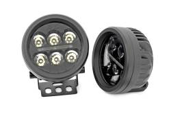 Rough Country Suspension Systems - Rough Country 70900A Black Series 3.5" LED Pod Lights Spot-White/Amber Pair - Image 3