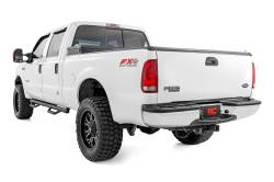 Rough Country Suspension Systems - Rough Country RCF9984CCB 3" Drop Step Nerf Bars Black for 99-16 F250/F350 Crew - Image 4