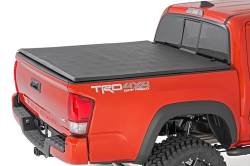 Rough Country Suspension Systems - Rough Country Soft Tri-Fold Tonneau Cover for 16-23 Toyota Tacoma 5' 41716501A - Image 3