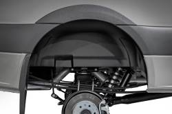 Rough Country Suspension Systems - Rough Country 4302 Front Inner Fender Liners Black for 19-26 Sprinter SRW - Image 1